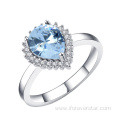 2022 925 silver ring cz diamonds ring women